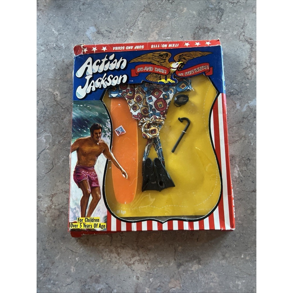 Vintage 1971 ACTION JACKSON Surf & Scuba Outfit